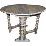 Small Rustic Gate Leg Table