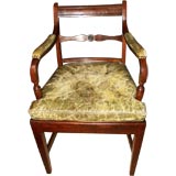 Antique Early 19th C English Regency Metamorphic Arm Chair