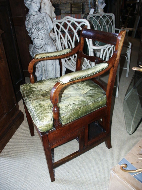 Early 19th C English Regency Metamorphic Arm Chair