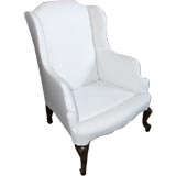 Unusual Wing Chair with French Style Legs