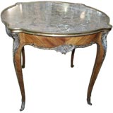 19th C French Bronze Mounted Kingwood Center Table
