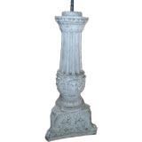 Early 19th C Carved Stone Column
