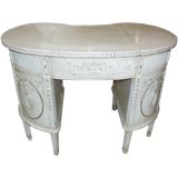 Charming Kidney Shaped Desk or Vanity