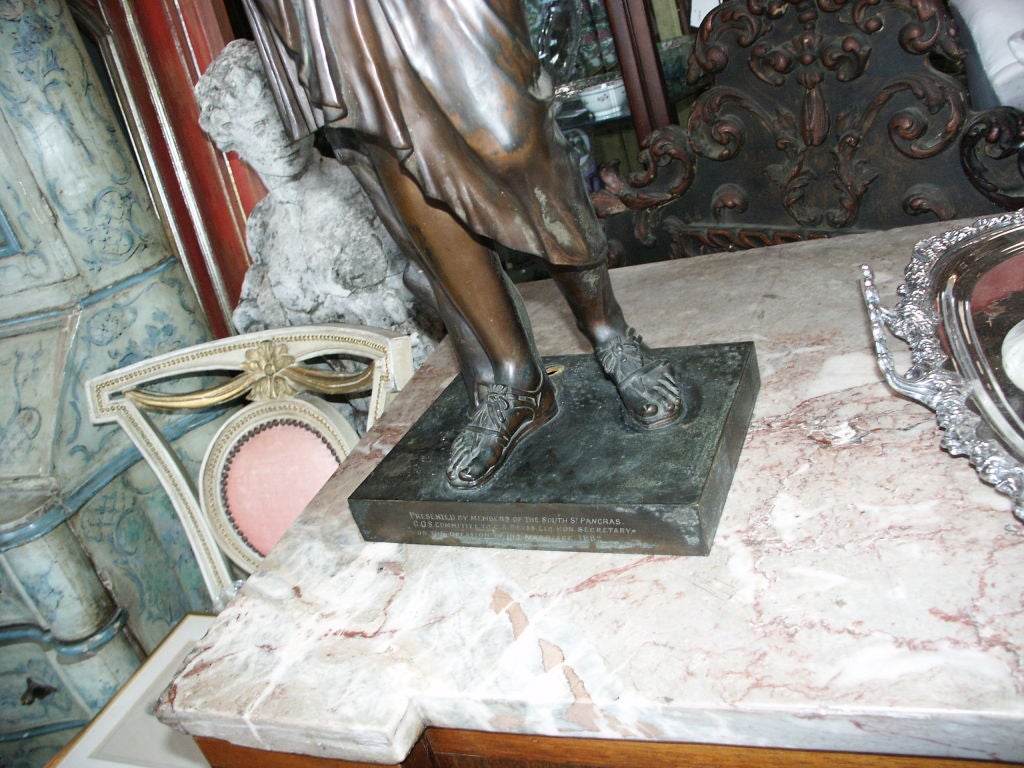 Large Bronze figure of a Woman by Ron Sauvage