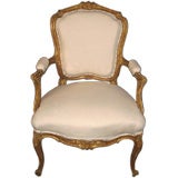 Early 19th C Italian Giltwood Arm Chair