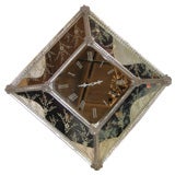 Vintage Mirrored Venetian Clock