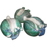 Set of Three Large Altar Fruits