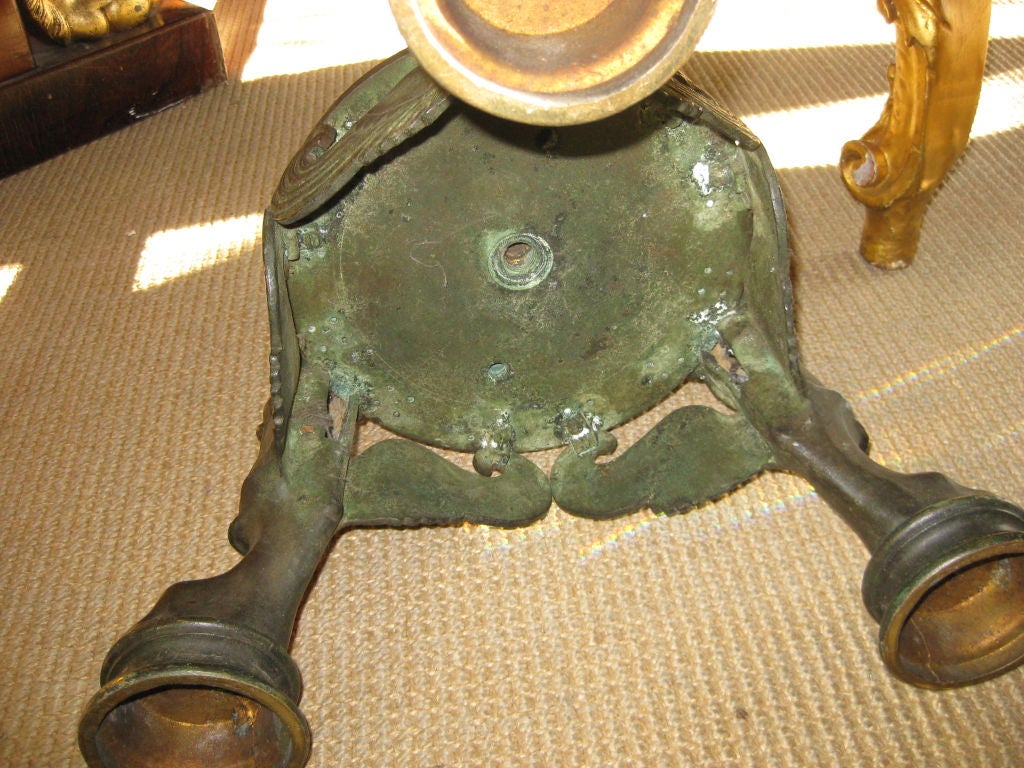 Stunning Early 20th C Bronze Floor Lamp or torchere