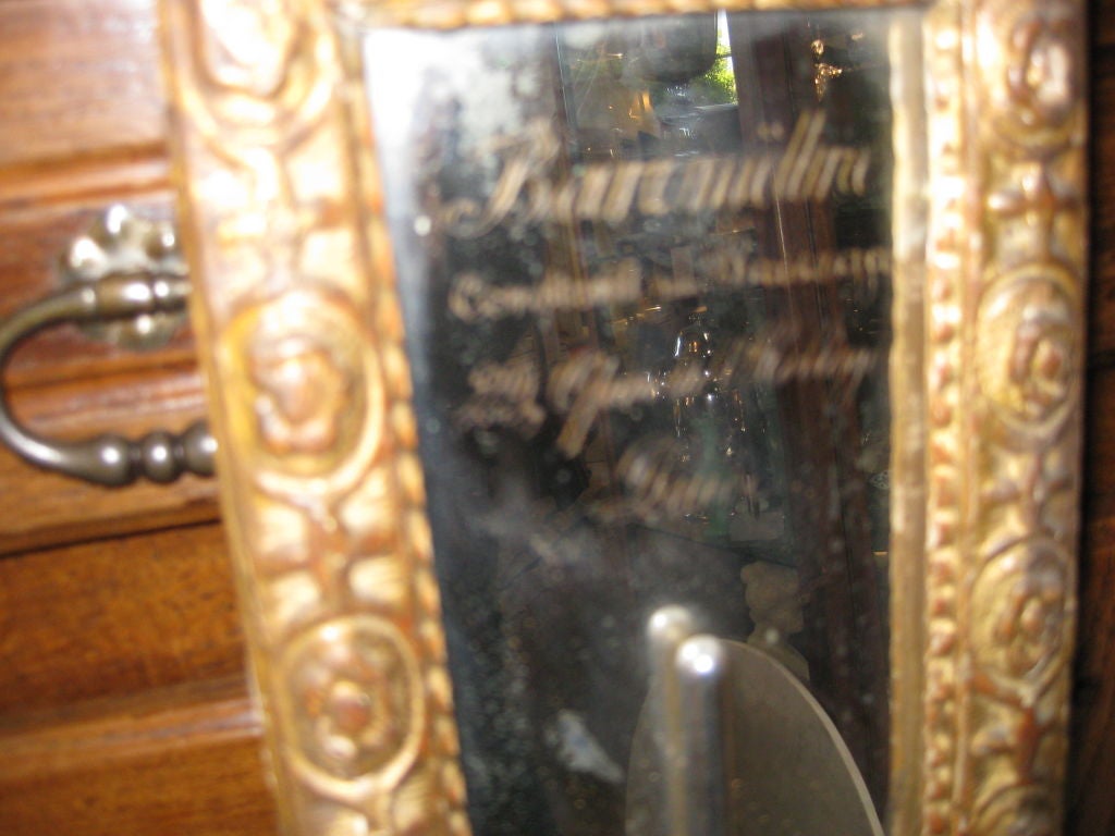 Wonderful Crusty Giltwood & Mirrored Barometer For Sale 1