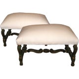 Pair Of Painted Italian Benches