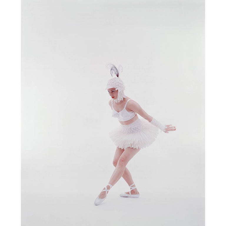 Mark Shaw Editioned Photo "Chicken Ballerina"-ca. 1950 For Sale