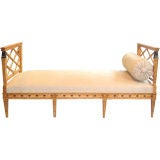 Antique Swedish Empire Revival Daybed