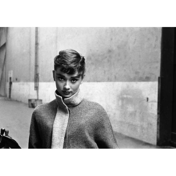 Editioned Audrey Hepburn Portrait by Mark Shaw #2, L.A. 1953 For Sale