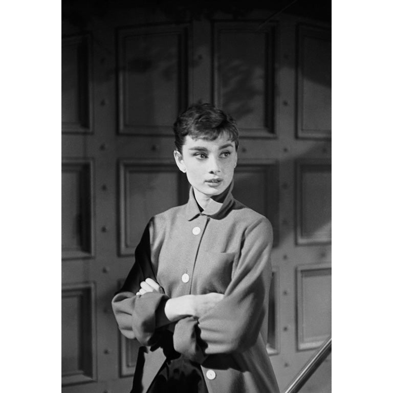 Editioned Audrey Hepburn Portrait by Mark Shaw #9, L.A. 1953 For Sale