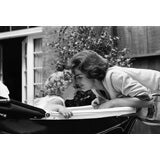 Jackie Kennedy and Caroline in Georgetown 1959 #1 by Mark Shaw