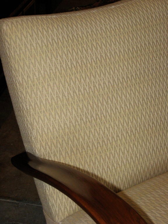 Pair of Thonet, Prague Bent Wood Lounge Chairs by Halabala