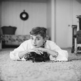 Vintage Editioned Audrey Hepburn Portrait by Mark Shaw #17, L.A. 1953