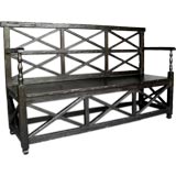 Cipres X Bench in Ebony Finish