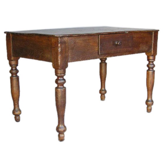 Beautiful 19th Century Table With Drawer