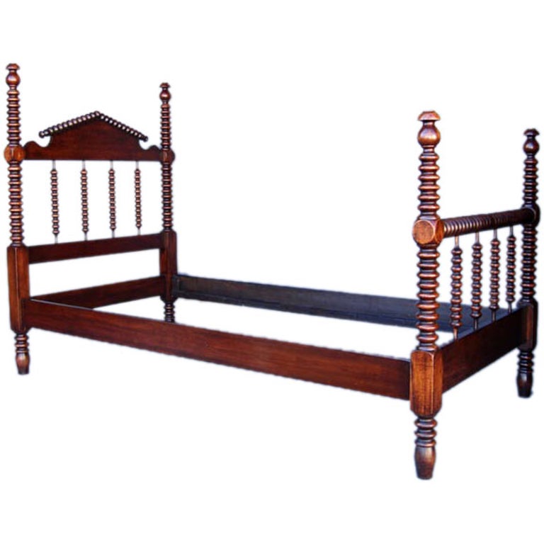 Custom King Queen Full Or Twin Spool, Twin Size Spindle Bed