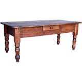 Antique Coffee Table With Drawer