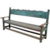 19th Century Bench With original Paint