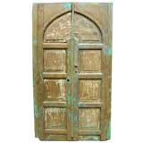 Pair of Antique 19th Century Painted Portons - Large Doors