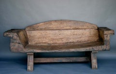 Reclaimed Tropical Hardwood Canoa Bench