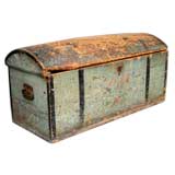 Antique 19th Century Norweigian Travelling Chest