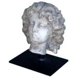 Antique Marble Child's Head