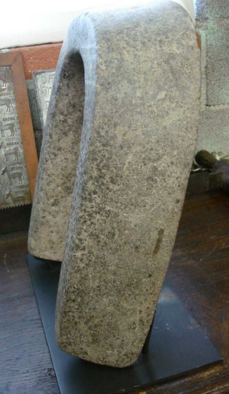 18th Century and Earlier Mayan Pre Columbian Ceremonial Stone Yoke