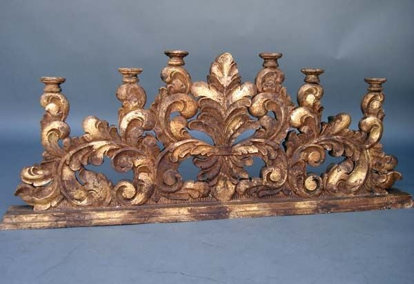 Hand Carved Hand Finished Candelabras