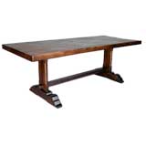 Reclaimed Wood Trestle Table