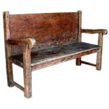 Early 19th Century Rustic  Bench