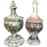 19th c. Terracotta Finials