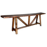 Antique top Console/Sofa Back Table