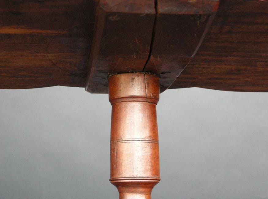 19th Century New England Candle Stick Table 1