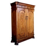 Antique Tropical Wood Armoire