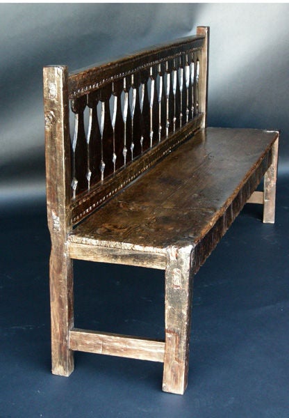 19th c.  Guatemalan Bench