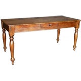 19thc. One Wide Plank Top Table