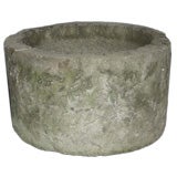 Antique Round Stone Trough