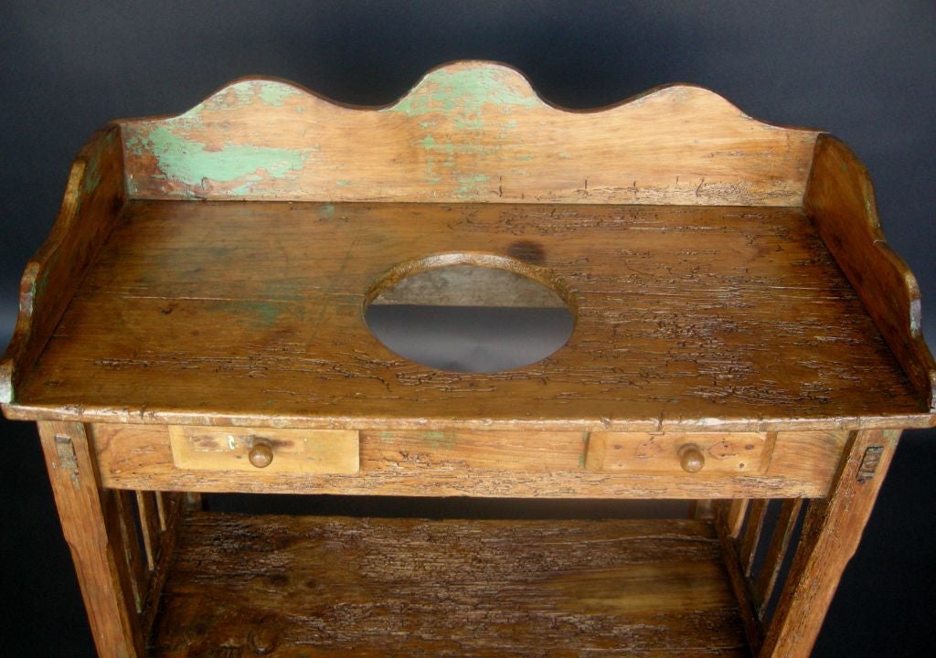 20th Century Antique Wooden Wash stand