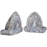 Pair of 19th Century Antique Carved Stone Pieces 3