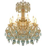 Large Crystal Beaded Chandelier