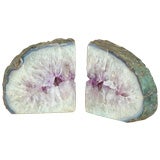 Amethyst Geode Bookends