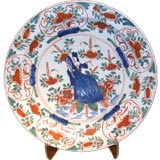 18th C Delft Polychrome Charger