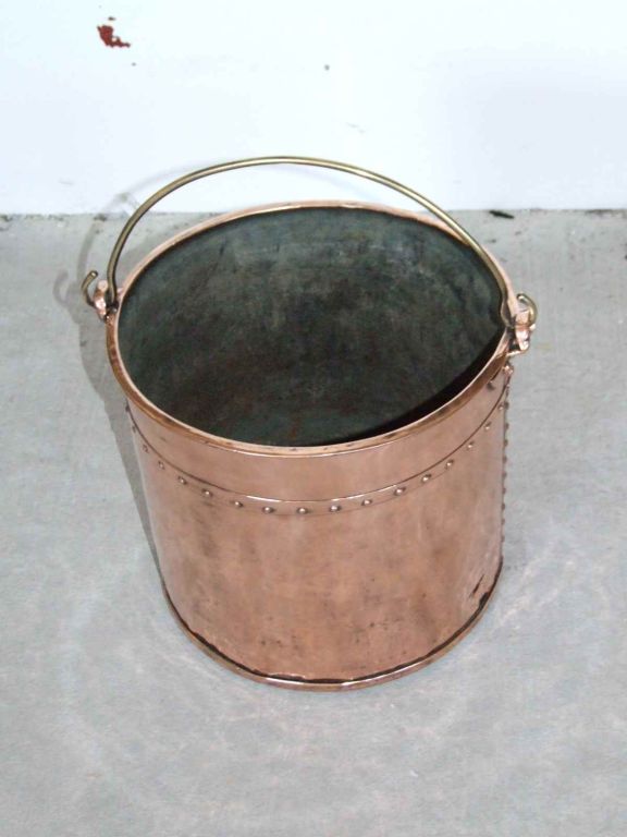 English Early 19th Century copper apple kettle