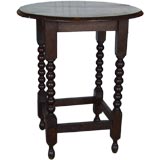 An Early 20th c. English Pub Table with Bobbin Supports