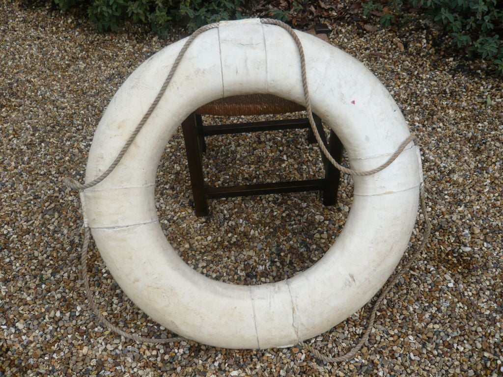 Mid-20th Century Royal Navy Life Preserver 