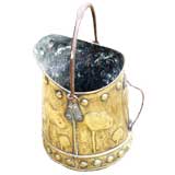 Late 19th c. /Early 20th c. English Brass Arts & Crafts Bucket